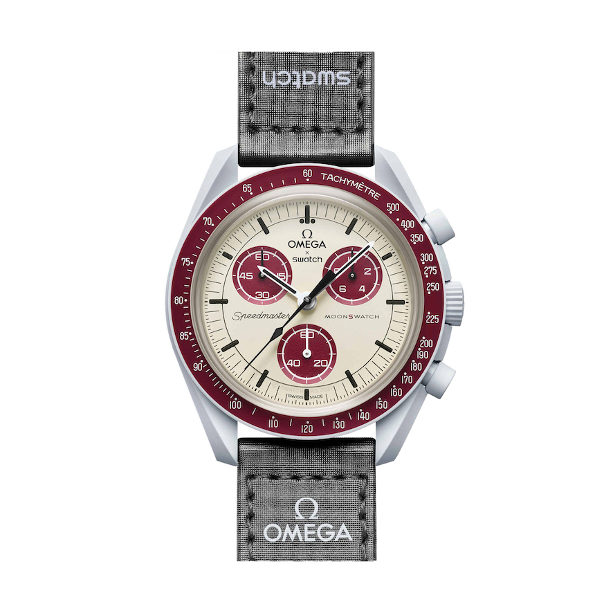 OMEGA×swatch MOONSWATCH MISSION TO PLUTO Omega X Swatch MoonSwatch Mission To Pluto SO33M101 - Topwatch