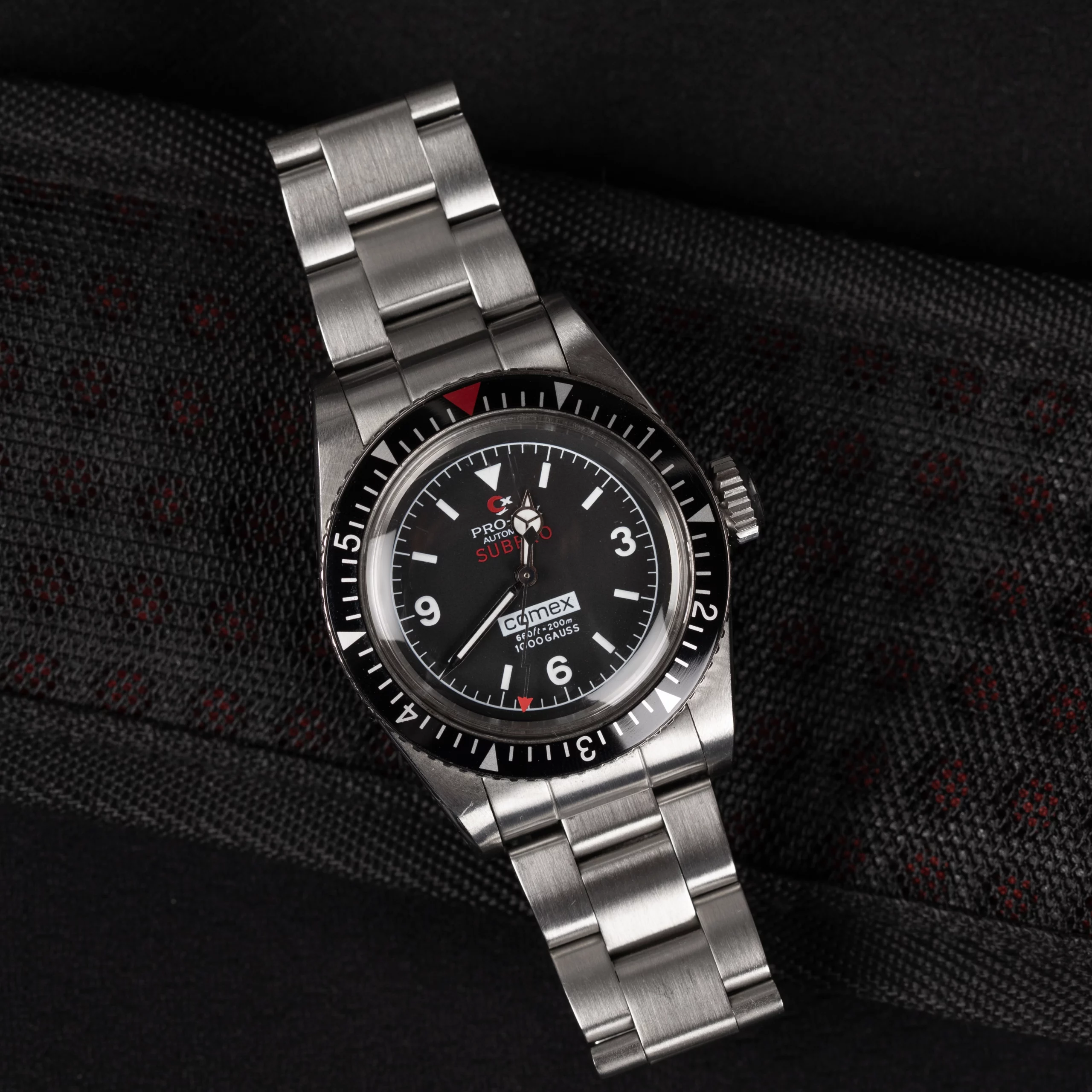プロレックス　COMEX 2000 SUBPRO PRO-LEX SUBPRO COMEX 37mm Automatic Black Dial Stainless Steel
